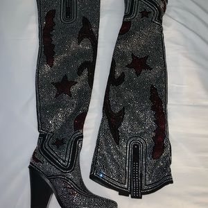 Dolls kill thigh high boots